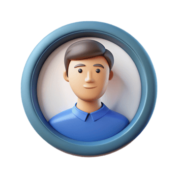 dramatic modern User Profile Picture Transparent Background Circle Frame premium png
