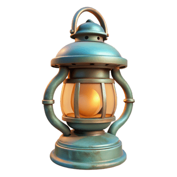 elegant artistic Vintage Lantern Soft Light Cutout exclusive png