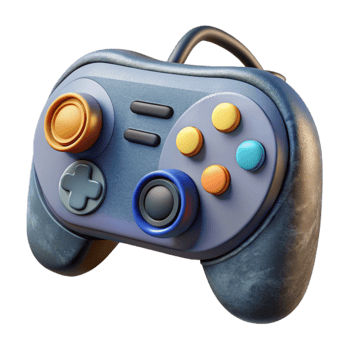 magnificent rustic Virtual Reality Controller with Joystick and Buttons Isolated high quality png