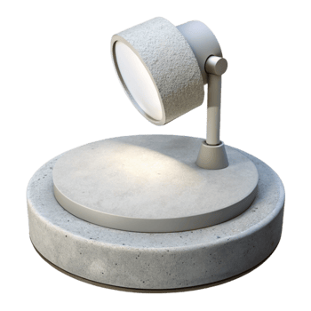 vibrant artistic Virtual White Platform Pedestal Spotlight Isolated high quality png