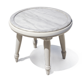 beautiful minimalist Virtual White Table with Shadow Isolated exclusive png