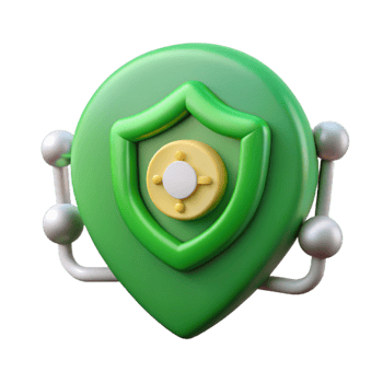 magnificent artistic Vpn Connection Illustration Cutout with Green Shield high resolution png