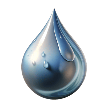 stunning minimalist Water Droplet Falling Into Water Photography Element professional png