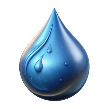 serene abstract Water Droplet Splash Photography Isolated exclusive png