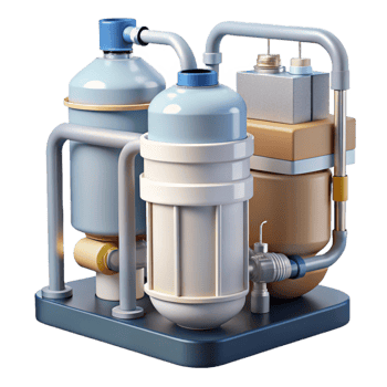 dramatic modern Water Filtration System Components Diagram Isolated Element high quality png