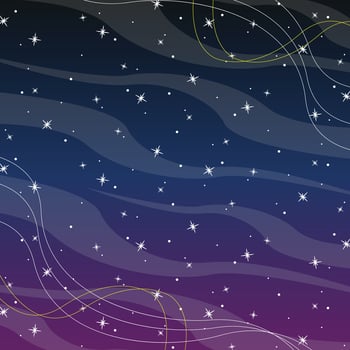Space background with stars and lines. Space concept. Gradient background. Background for text. vector