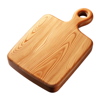 extraordinary classic Wooden Cutting Board Top View Cutout premium png
