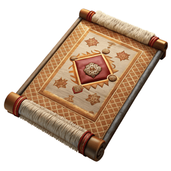 magnificent vintage Woven Rug Traditional Design Isolated Element original png