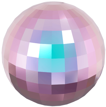 3d holographic disco ball shape, iridescent chrome fluid abstract form png