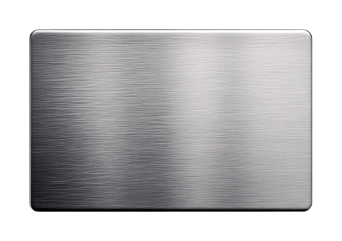 Rectangular silver metallic brushed surface close-up png