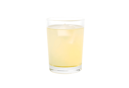 Cocktail glass with ice isolated on transparent background png