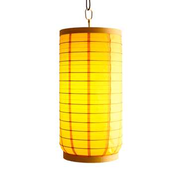 Paper Lantern Isolated Transparent Background With Gradient Mesh, Illustration png