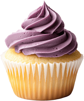 cupcake with purple cream png