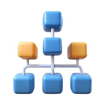 serene classic Quantum Algorithm Visualization Flowchart Transparent Background professional png