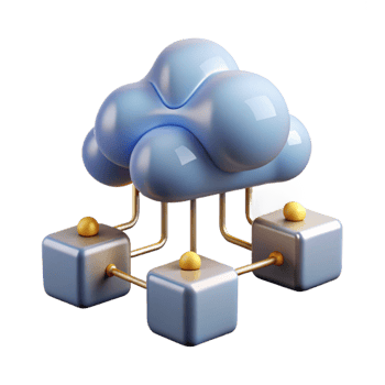 extraordinary creative Quantum Cloud Computing Architecture Diagram Isolated premium png