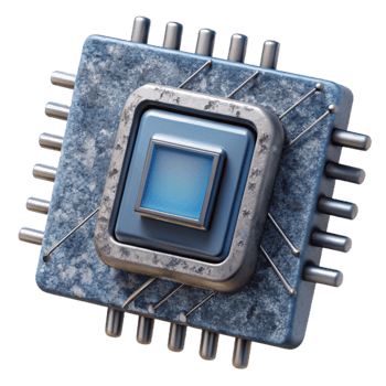 stunning rustic Quantum Computer Processor Intricate Design Cutout png