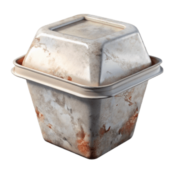 stunning artistic Recyclable Takeout Container with Clear Lid Transparent Background authentic png