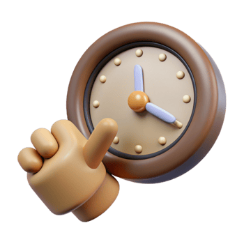 wonderful vintage Single Clock Hand Pointing Downward Cutout high quality png