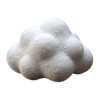 impressive creative Single Cloud White Fluffy Cutout Element exclusive png