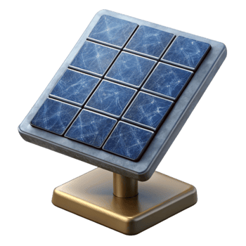 stunning abstract Solar Panel Cell Structure Microscopic View Isolated genuine png
