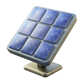 elegant abstract Solar Panel Energy Transparent Background authentic png