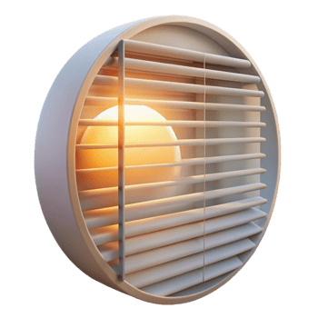 elegant contemporary Sunlight Through Window Blinds Isolated png