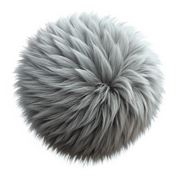 stunning abstract Synthetic Fur Soft Texture Isolated premium png