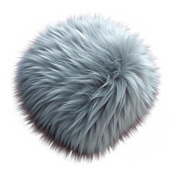 magnificent creative Synthetic Fur Soft Texture Isolated high quality png