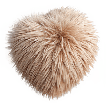 magnificent vintage Synthetic Fur Soft Texture Isolated png