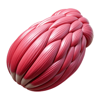 beautiful artistic Synthetic Muscle Tissue Fibrous Texture Transparent high quality png
