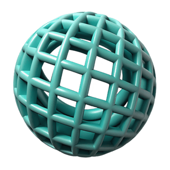 beautiful contemporary Teal Abstract Grid Cutout Element exclusive png