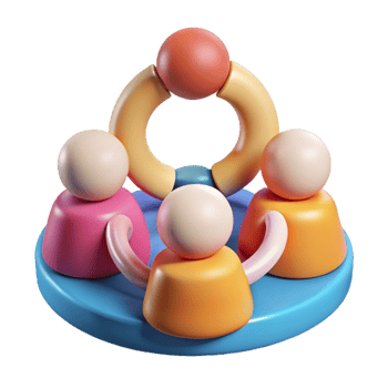 elegant classic Team Collaboration in Research Cutout high quality png