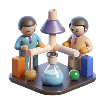 stunning artistic Team Collaboration in Research Cutout premium png