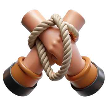 stunning rustic Teamwork Hands Holding Rope Tight Isolated original png