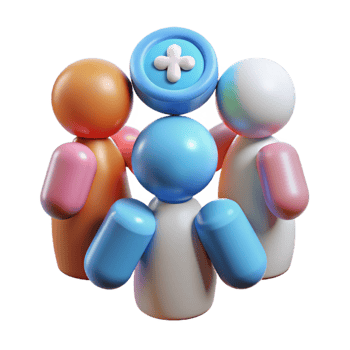 wonderful creative Teamwork in Medical Innovation Transparent png