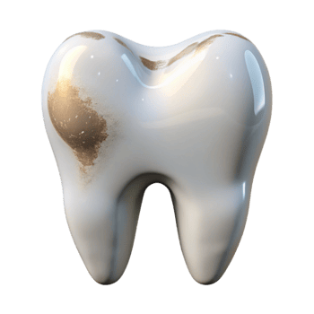elegant rustic Tooth Icon White Enamel Transparent Background high resolution png
