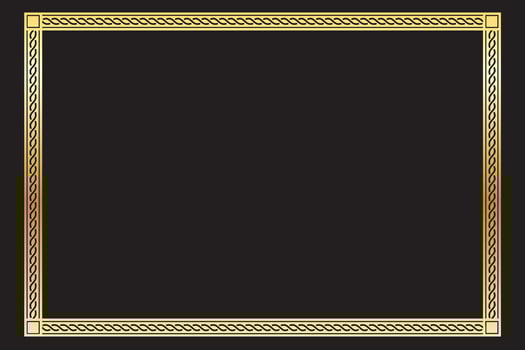 Gold Vintage Frame vector