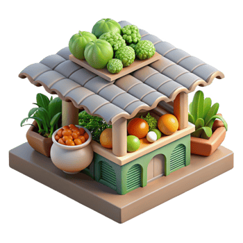 magnificent rustic Urban Farm Rooftop Vegetables Cutout Element high quality png