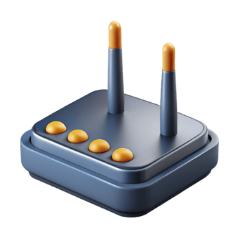 magnificent contemporary Wireless Router High Speed Connectivity Transparent Background exclusive png