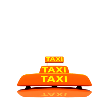 Taxi car icon isolated on transparent background png