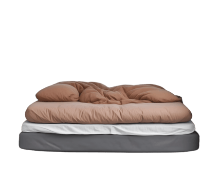 Bed isolated on a transparent background png