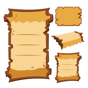 Vintage Cutout of an Aged Rugged T Shirt on Transparent Background vector
