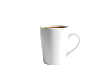 Realistic 3d Coffee Cup Isolated on Transparent Background png