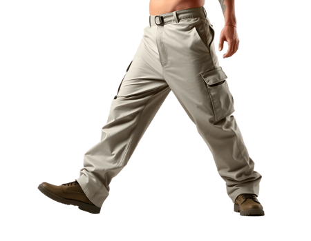 Male legs in pants and shoes png