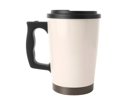 Mug mockup isolated on transparent background png