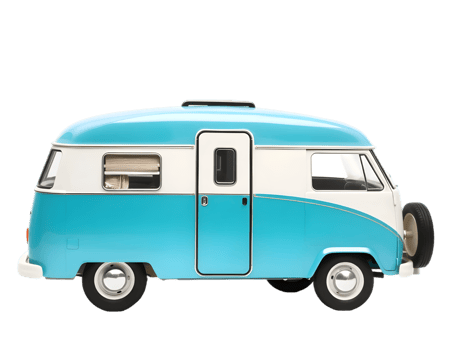Caravan isolated on a transparent background png