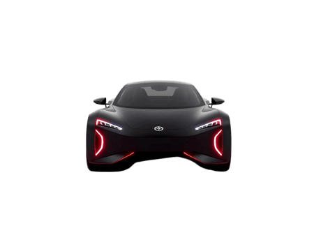 Electric Car Isolated Transparent Background With Gradient Mesh, Illustration png