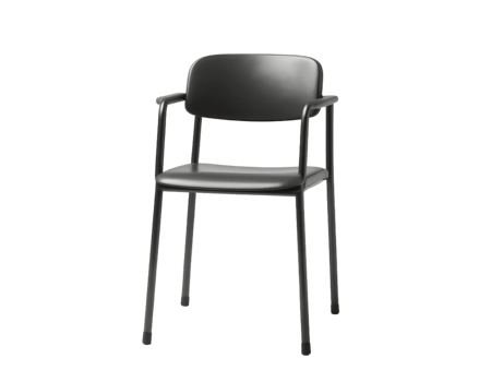 Black office chair isolated on a transparent background png