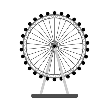 Ferris Wheel Illustration vector