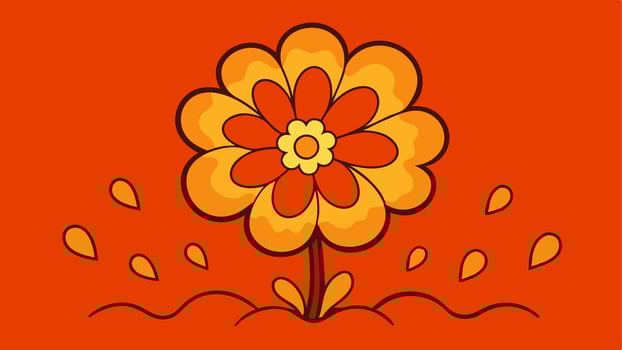 Lava Bloom Abstract Flowers with Fiery Molten Textile Seamless Design Creative Fabric Pattern vector